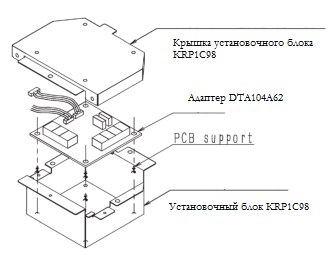 Установка DTA104A62 в KRP1C98